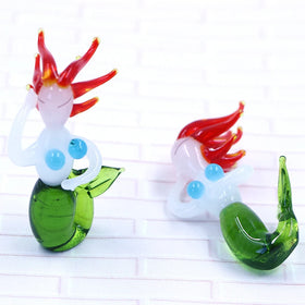 Murano Cheap Glass Gigurine Manufactures Hand Blown Woman Mermaid Custom Order