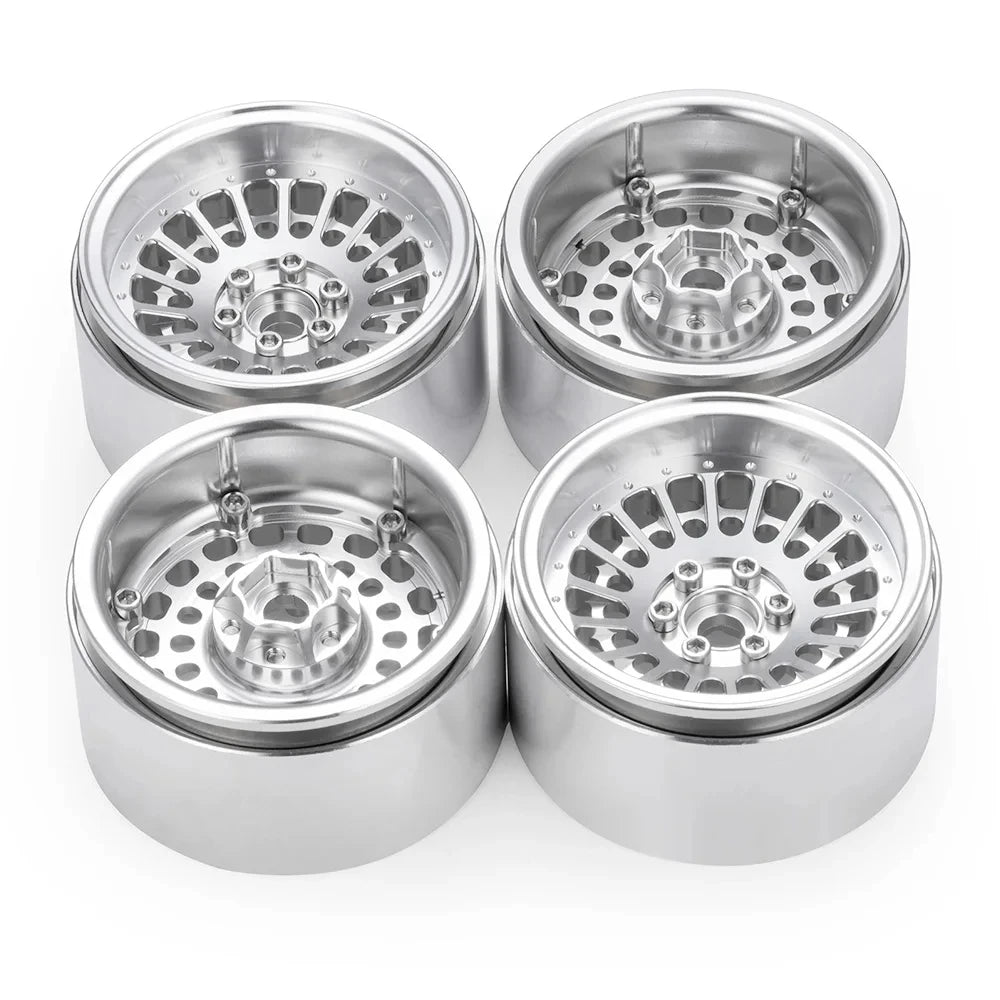 Strengthen Aluminum Alloy 2.2" Beadlock Wheels Rims Hub for Axial SCX10 Wraith TRX4 1/10 RC Crawler Car Upgrade Spare Parts