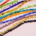 Wholesale 4mm Millefiori Lampwork Glass Beads  Flower Shape Loose Lampwork Glass Beads for Bracelet DIY Jewelry Making