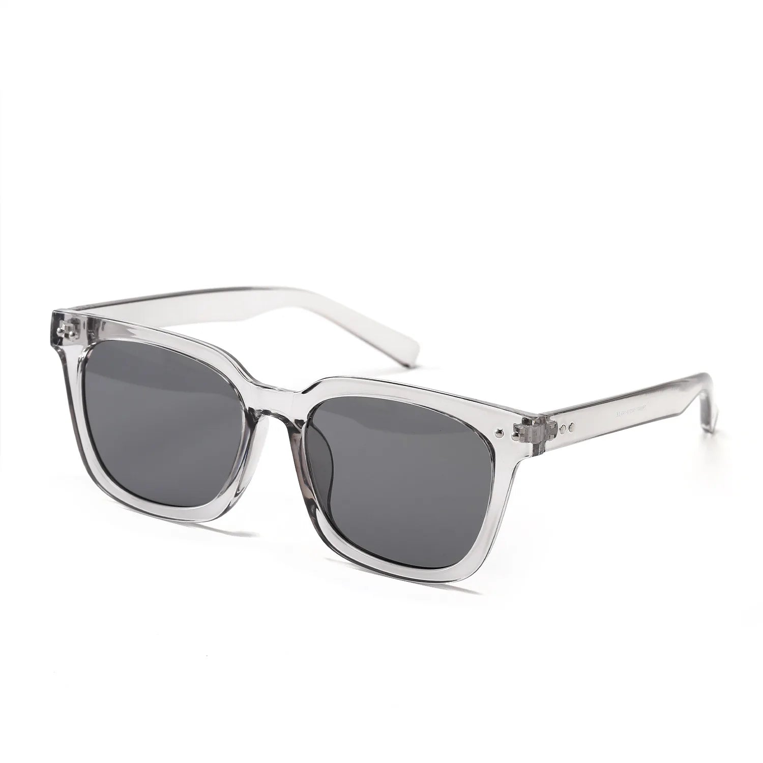 2025 Wholesale Latest Jelly Color Full Frame Sun Glasses Classic square Frame Trend Show Small Face Sunglasses