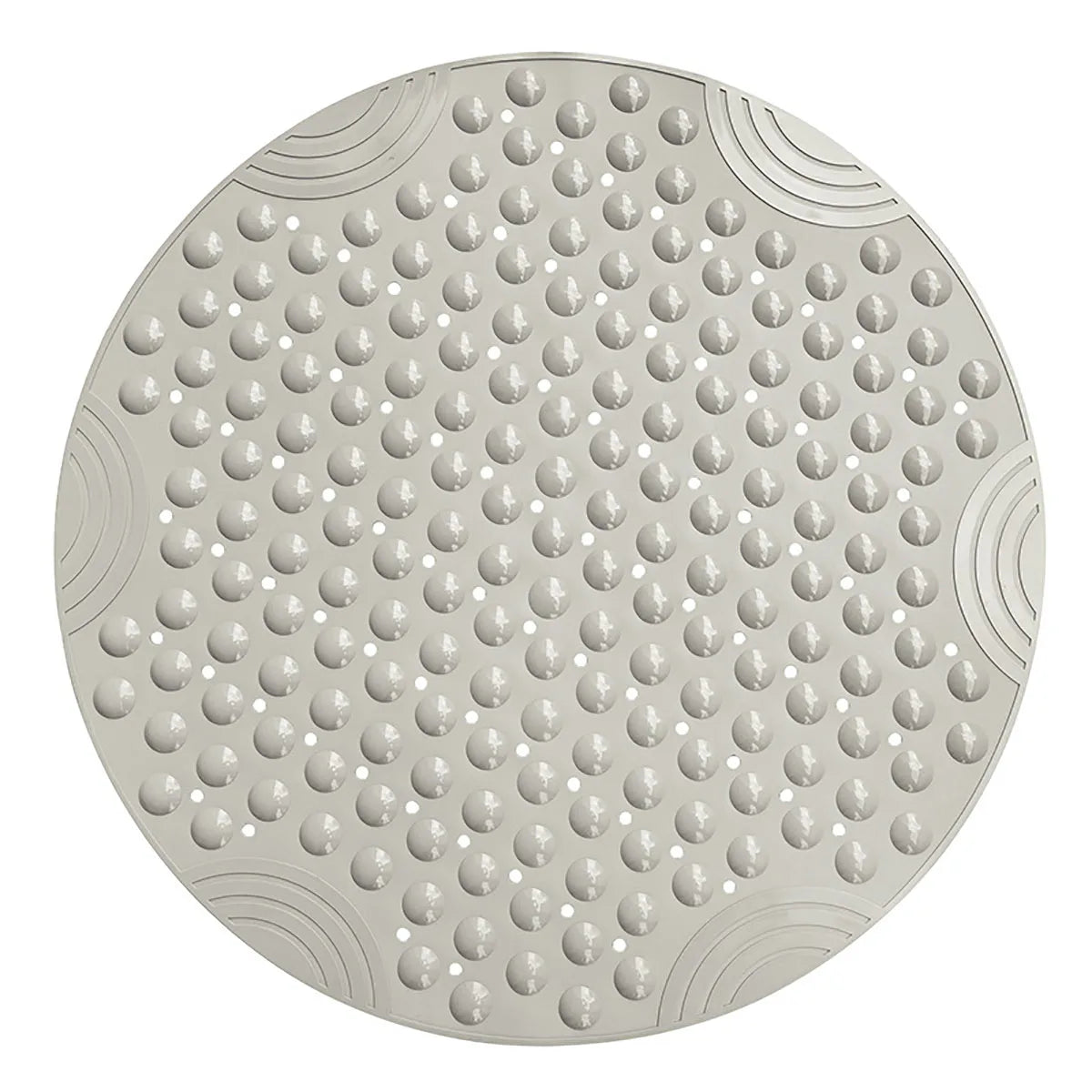 Round Non-Slip Shower Mats Machine Washable with Suction Cups Bath Mats Durable Safe Bathtub Mat for Enhanced Bathroom Safety