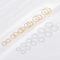 Low MOQ Customized 925 Sterling Silver Round Nose Ring Twisted Shaped Body Piercing Jewelry Minimalist Personality for Women Men