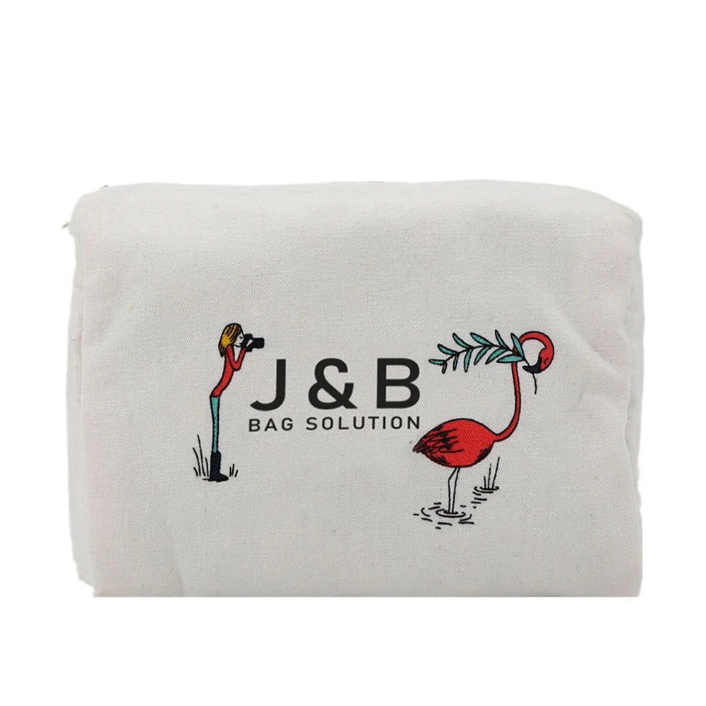 Hot Selling Printing Design Cheap Natural Cotton 16oz 12oz Canvas Bag Toiletry Makeup Pouch Cosmetic Bag with Custom Print