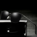 New Design Metal Oculos De Sol Man Retro Shades Sun Glasses Mirror Vintage Fashion Polarized Driving Sunglasses Male