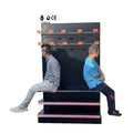 Factory Custom Size Heavy-Duty Supermarket Rack Display Shelves Black Convenience Store Retail Shelving Convenient Black Color