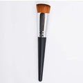 Dongmei Beveled Concave Foundation Brush Eco-friendly Vegan Synthetic Hair Wood Makeup Cosmetic Brushes Liquid Foundation Brush