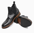 British Men's Genuine Leather High-Top Ankle Boots Handmade Chelsea Design Waterproof Winter Casual Style MegaBDM