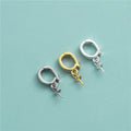 Personalized 925 Sterling Silver Oval Pendant Clasp Pinch Bails for Jewelry Making Accessories Wholesale