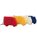 1 Meter Small Plastic Ruler with Fashion Trend Truck-Shaped ABS Keychain
