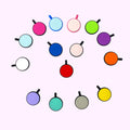 OKSILICONE Petco Dog Tag Round Shaped Silicone Pet ID Tag  QR Code Dog and Cat Tags Personalised Blank Engraved Dog ID for Puppy