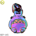 Customized rainbow Totoro Metal Slider Puller Designs Nylon Metal 5# Lady Purse Metal Zip Pulls