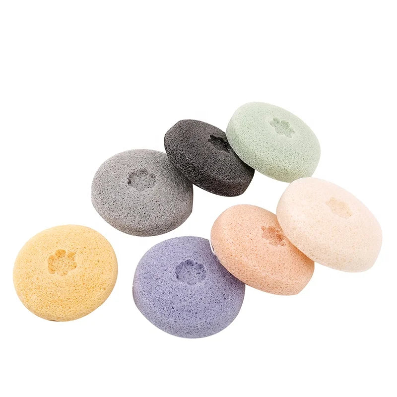Soft Facial Cleansing Puff Safe Deep-Cleansing Ball for Makeup Removal and Face Application