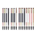 ABS Eyelash Mascara Brushes Dual Ended Eyelash Curler with Brush Lash Clean Brow Perfect Angled Double Eyelash Brush logo