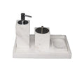 Modern European Style Household 4 Pieces Home Marble Bathroom Accessories Set Marble Accessory Bathroom Set