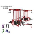 Indoor Commercial Multi Gym Fitness Equipment 8 Station Multi Jungle Multi Function Station Machine