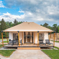 Steel and Wood Frame Luxury Safari Glamping Tents