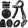 Adjustable Exercise Hand Grip Strengthener Finger Strength Trainer Hand Grip Set