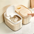 5kg 9kg Rice Dispenser Kitchen Moisture-Proof Food Dispenser Cereal Storage Box Rice Container Dispenser