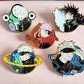 Jujutsu Kaisen Keychain Comic Enamel Badge Cool Handsome Gojo Satoru Metal Brooch