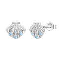 Hot Selling Fashion Earring Women Jewelry Earring Women Shell Stud Korean Designer 925 Silver Earring Set Wholesale Wedding Gift