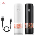 One Handed Automatic Ceramic Sea Salt Spice Rechargeable Electric Chili Salt and Mini Pepper Grinder Bottle