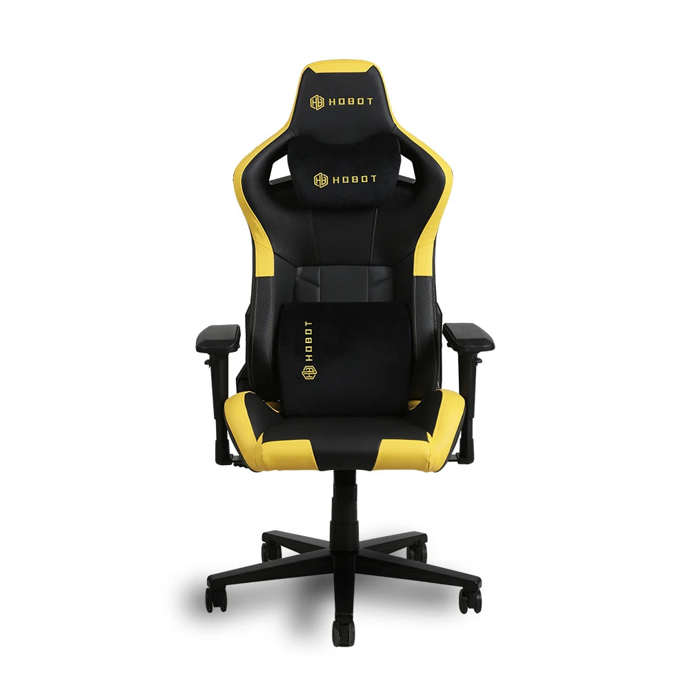 Hobot PU Leather Executive Gaming Chair Ergonomic Comfort Adjustable Height Reclining Rotatable 4D Armrest Home Office