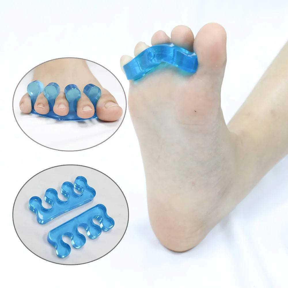 Beauty Foot Care 1 Pair Toe Silicone Bunion Separator Gel Toe Stretcher Kit Separator Toe