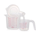 Empty Stock Food Grade 250ml 500ml 1000ml PP Measuring Cup Measuring Jug Plastic Measuring Jug Set