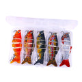 Wholesale JM0615B Combo 10cm 18g 5pcs/box 6 Sections Multi Jointed Minnow Fishing Lures Set Kit