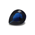 Loose Glass Stones Pear Machine Cut Spinel Blue Crytal Glass for Jewelry Making