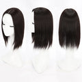 Synthetic Hair Topper Hair Extension Straight 14" High Temperature Fiber Hairpieces Clip in Women Topper