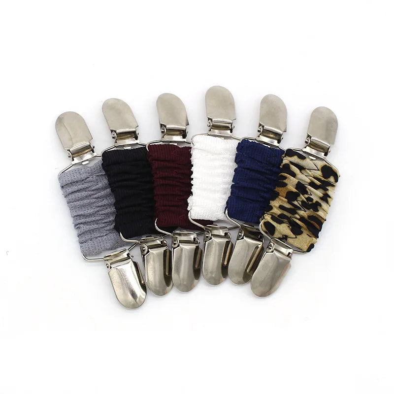 Woman's Accessories Elastic Cardigan Collar Clip Holder Dress Shawl Clasp Pin Sweater Scarf Collar Buckle Clip