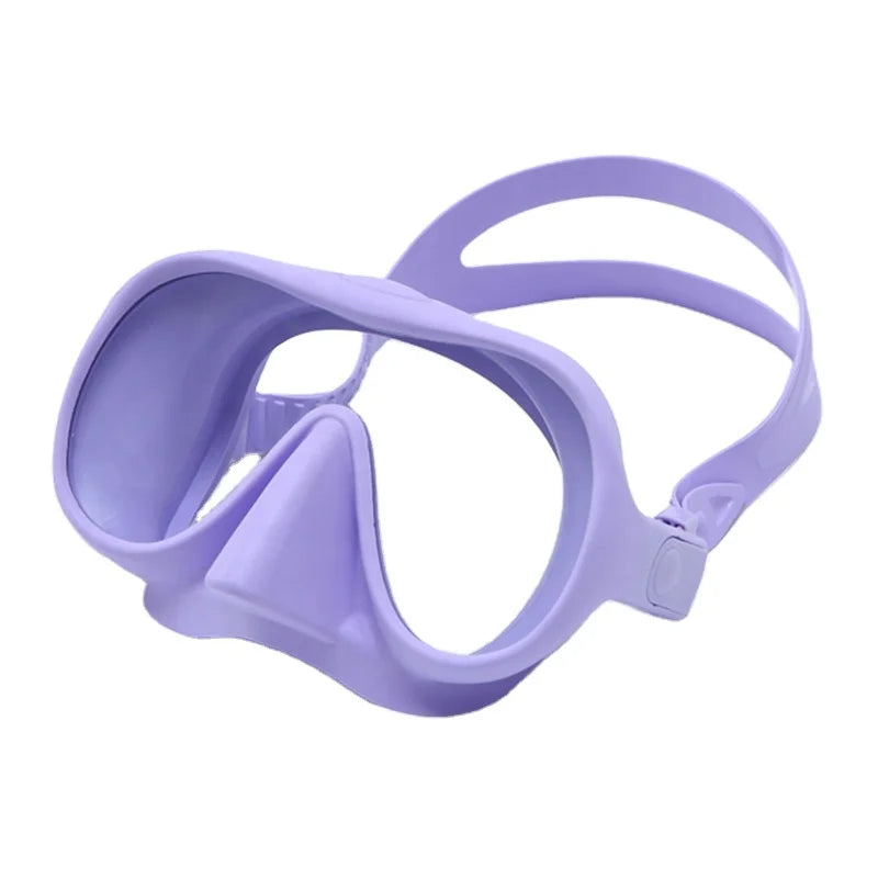 China Origin Full Silicone Free Diving Mask Frameless Customized LOGO Snorkeling Scuba Diving Mask