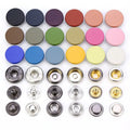 15MM Zinc Alloy Snap Color Spray Paint Flat Panel Buttons Men and Woman Coat Windbreaker Sweaters Jacket Garment Button