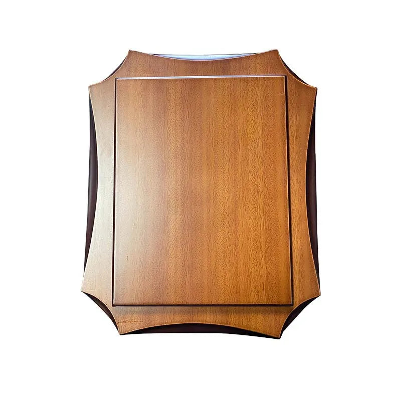 Wholesale Custom Oval Rectangular MDF Wood Award Table Plaques Blank Wooden Plaque