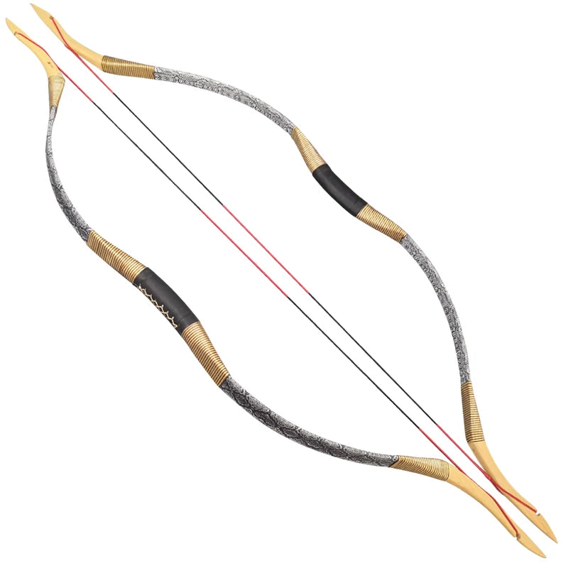 Archery Recurve Bow Riser Maple Wood Limbs Target Bow Shooting Beginner