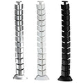 Modern ABS Plastic Under Desk Cable Organizer Wire Management for Computer & Home Office Cord Protector Furniture Hardware