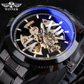Winner Watch Automatic Stainless Steel Watches Mens Luxury Skeleton Mechanical Waterproof Wristwatch Men's Custom Clock Reloj