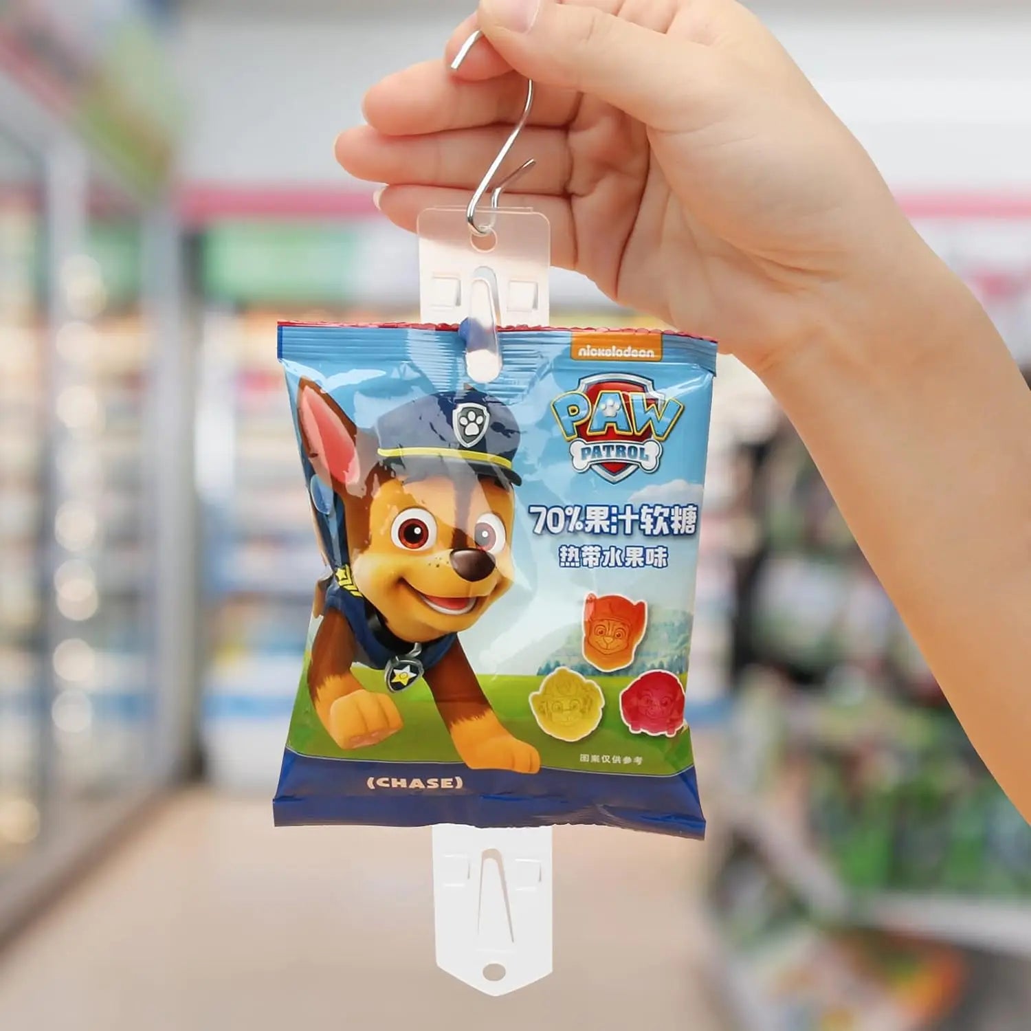 Merchandising Clips Stripss Grocery Supermarket Retail Hanging Free Samples Plastic PP 12 Hooks Pp Clips Strips for Retail