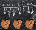 G23 Medical Grade Astm F136 Designer Dangle Nose Ear Tragus Body Earring Body Piercing Jewelry Titanium