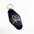 Custom logo Promotional Blank Plastic Motel Hotel Room Keychain Blank With Promotion Gift