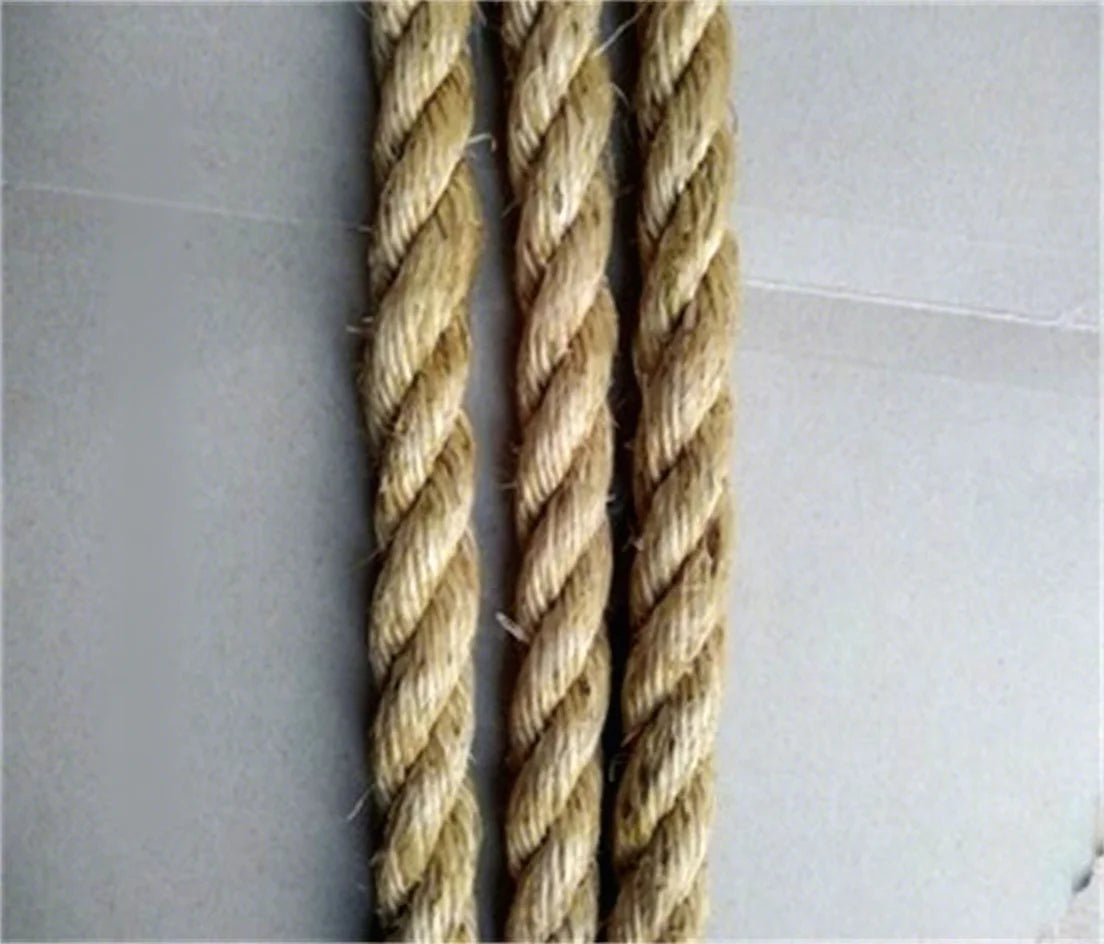 Factory Wholesale 100%Natural Sisal Rope 1mm~50mm Recyclable Sisal Packaging Rope
