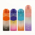Hot Selling 800ML/1000ML Tritan Plastic Motivational Fitness Gradient Sports Drinking  Water Bottle