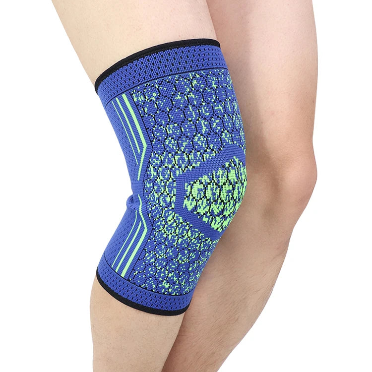 High Quality Nylon Knee Support Compression Sleeves Lightweight Breathable Knee Wraps for Crawling Sports Joint Pain Relief