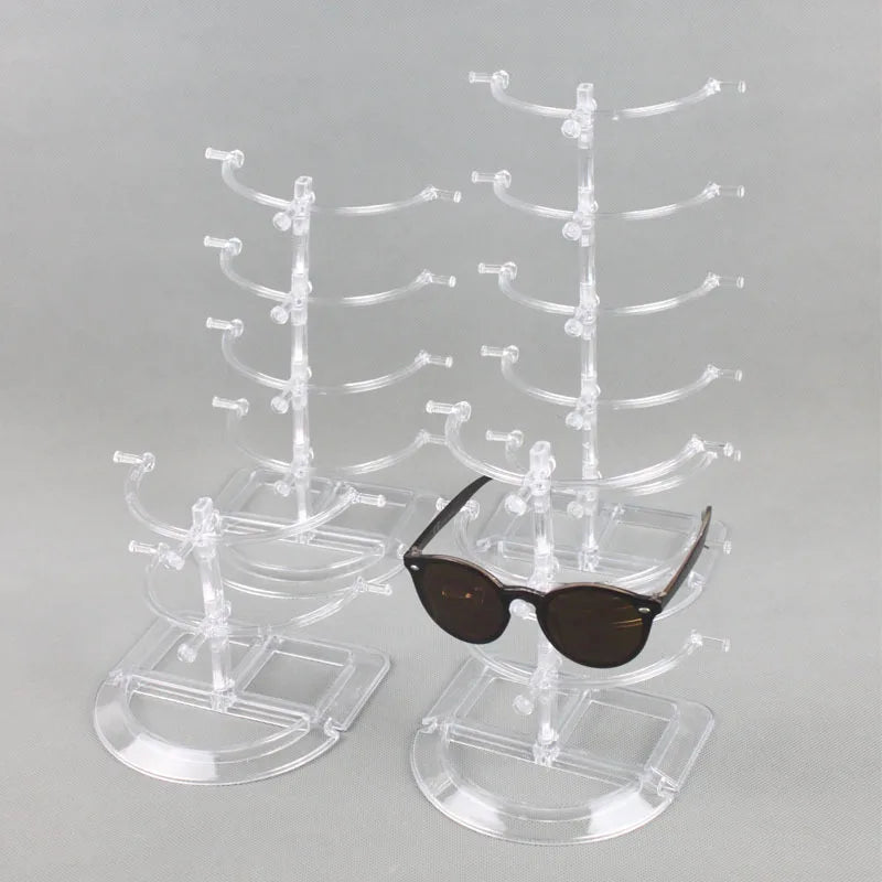 YTZLG4  Manufacturer Free Design 4Slots Counter Eyeglasses Display ABS Glasses Display Stand Holder