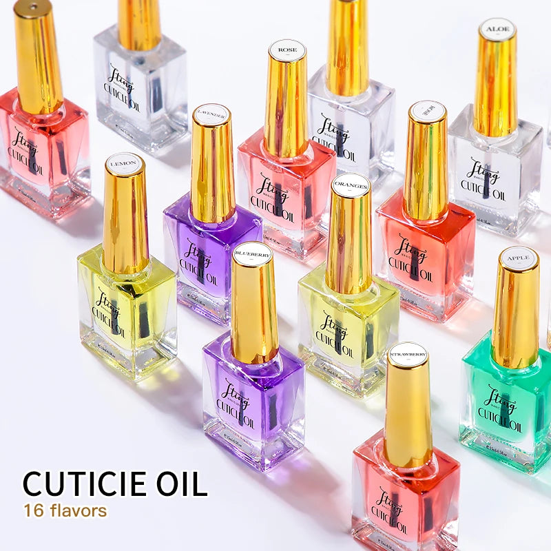 JTING Naturally Extracted Vegetable 16 Flavors Nutrition Repair Cuticle Oil for Nails OEM Private Label 15ml Cuticle Oil Bottle MegaBDM