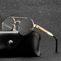 Men Retro Fashion Metal Round Luxury Sunglasses Men 2026