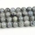 Natural Round Hawk's Eye a Beads Eagle Eye Beads Gray Hawk Cat Eye for DIY Jewelry Making 6mm 8mm 10mm 12mm