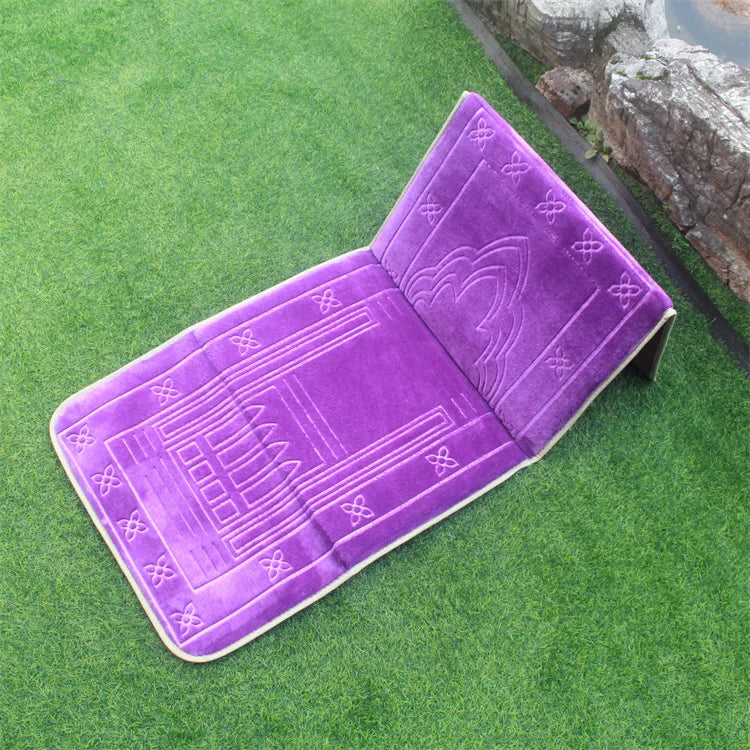 China Factory 3D Embossed Portable Hot Sale New Design Muslim Prayer Mats Prayer Rug