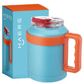 2025 Cooler Mug 40 oz Coffee Tumbler Cups with Handle and Straw